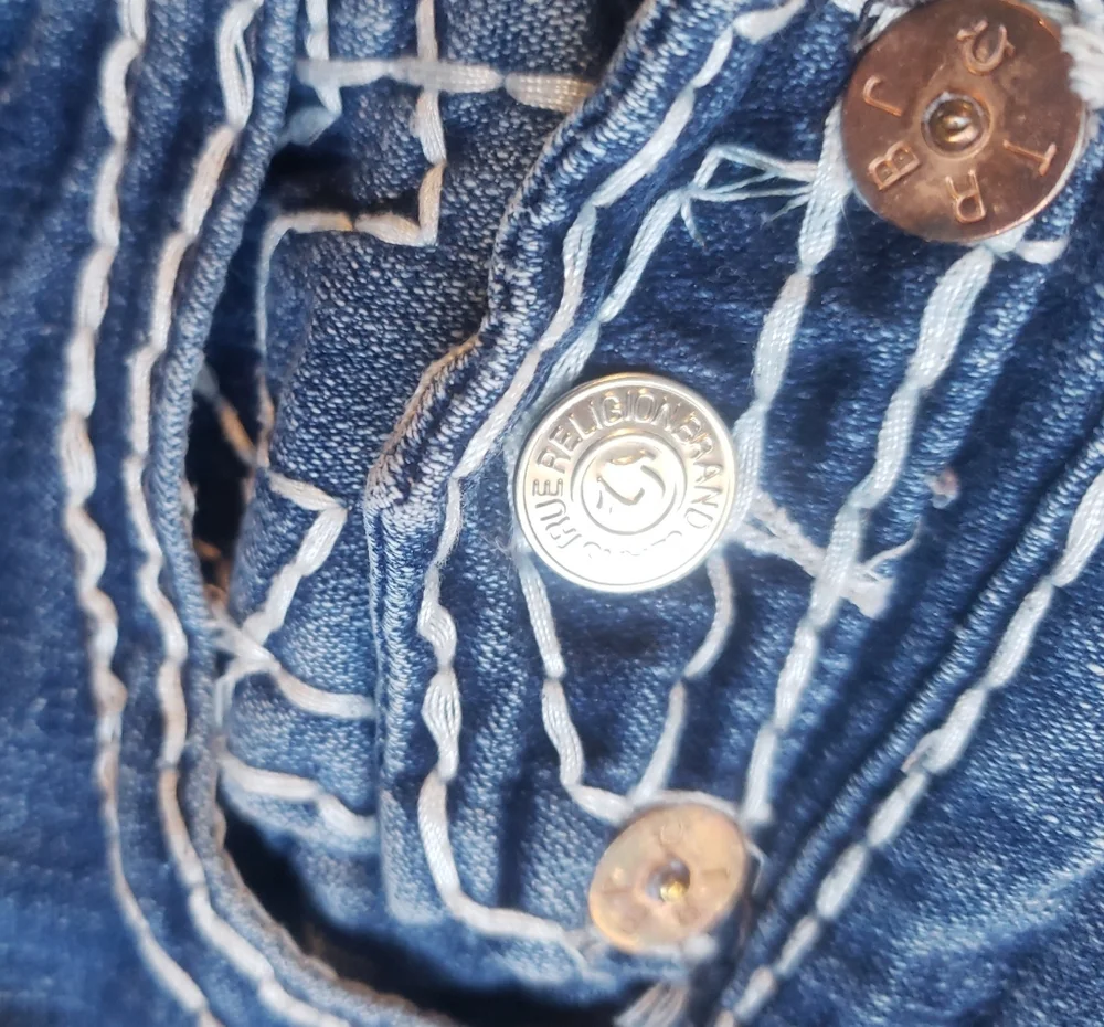 True Religion Joey T low rise jeans •y2k - Picture 8 of 10
